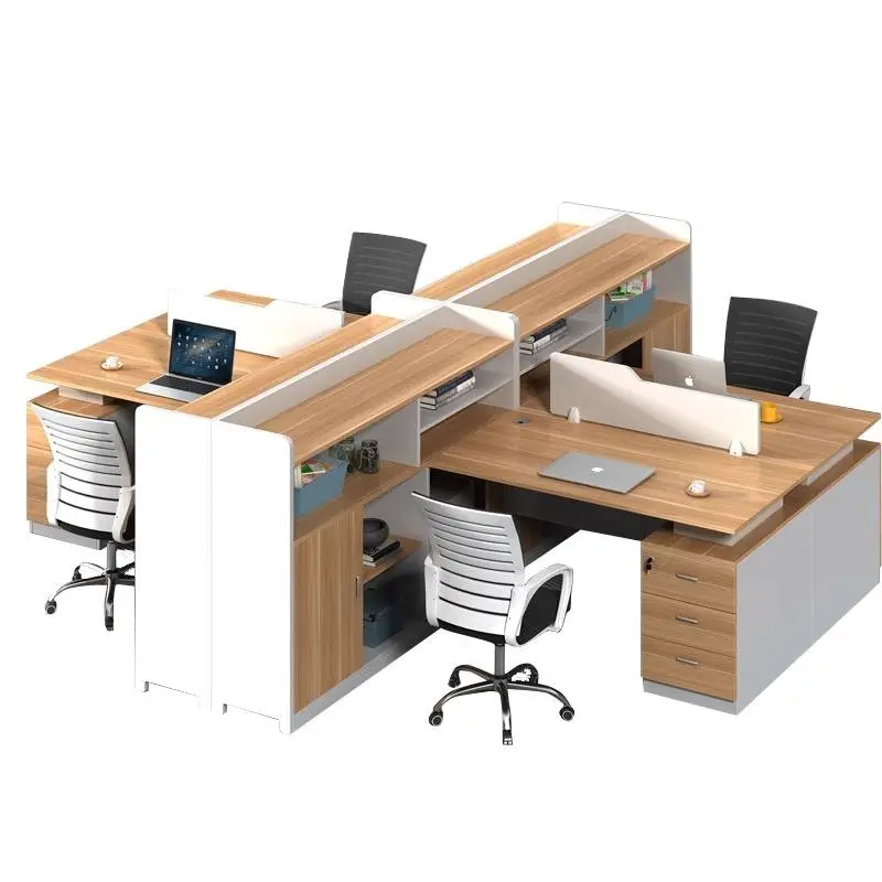 Office Desk Office Staff Desk Simple Modern Screen Station Locker Partition Employee Computer Desk — image 6