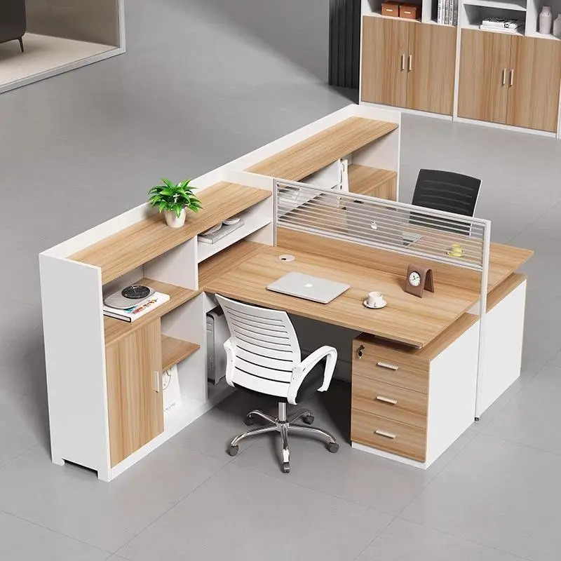 Office Desk Office Staff Desk Simple Modern Screen Station Locker Partition Employee Computer Desk — image 6
