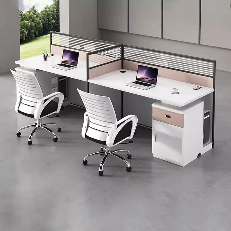 Office Desk Office Staff Desk Simple Modern Screen Station Locker Partition Employee Computer Desk — image 6