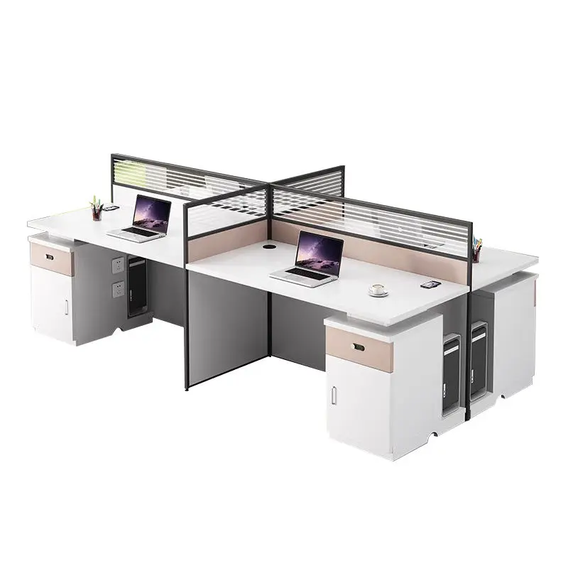 Office Desk Office Staff Desk Simple Modern Screen Station Locker Partition Employee Computer Desk — image 7