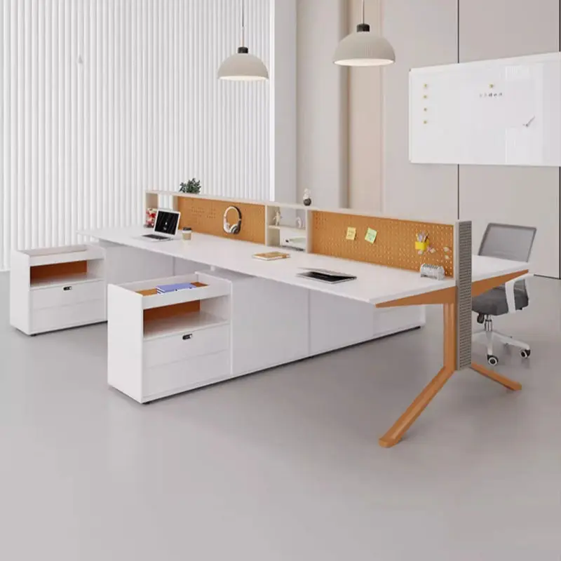Office Desk Office Staff Desk Simple Modern Screen Station Locker Partition Employee Computer Desk — view 1