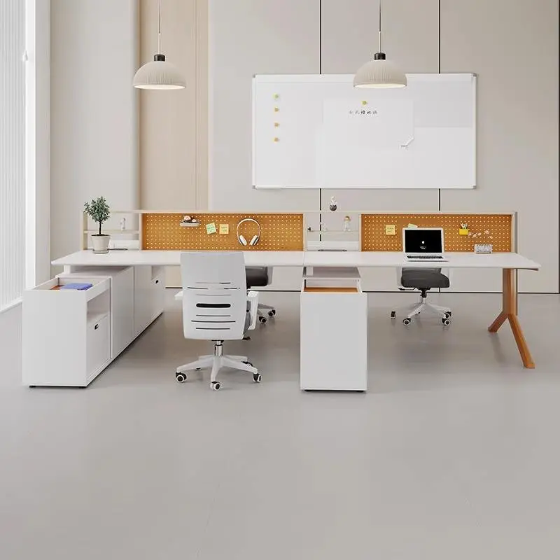 Office Desk Office Staff Desk Simple Modern Screen Station Locker Partition Employee Computer Desk — image 5