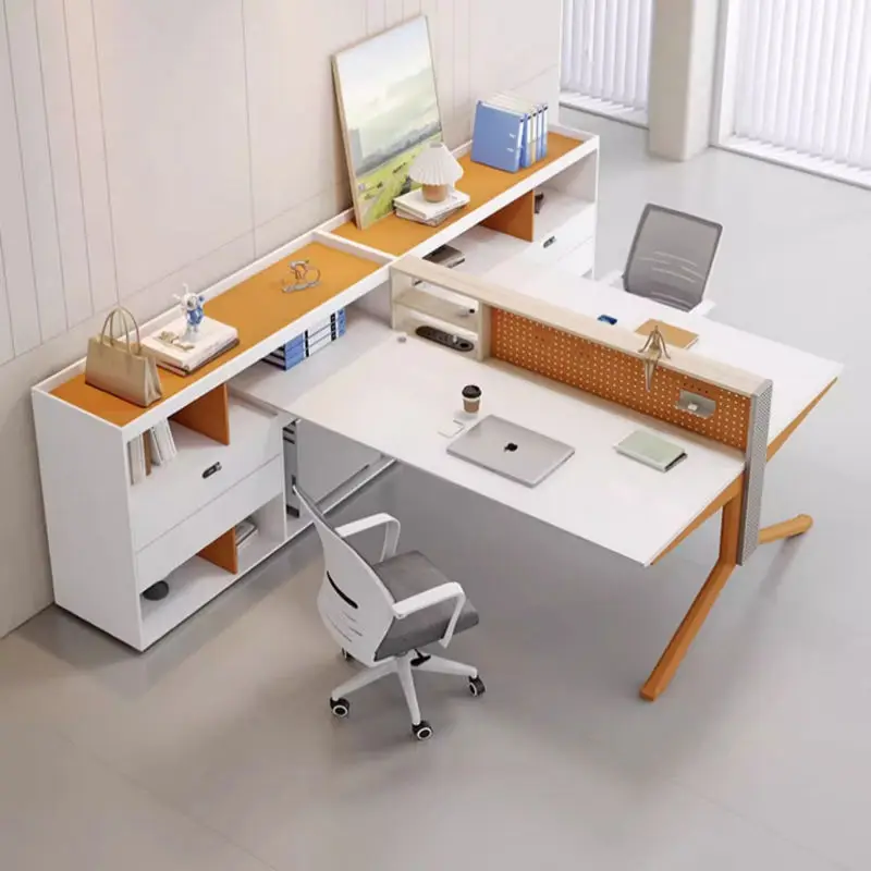 Office Desk Office Staff Desk Simple Modern Screen Station Locker Partition Employee Computer Desk — image 6