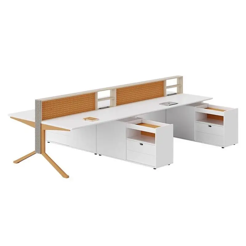 Office Desk Office Staff Desk Simple Modern Screen Station Locker Partition Employee Computer Desk — image 7