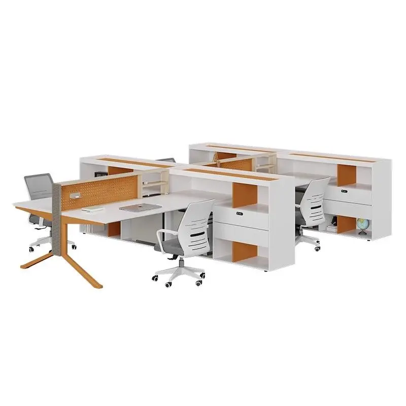 Office Desk Office Staff Desk Simple Modern Screen Station Locker Partition Employee Computer Desk — image 7