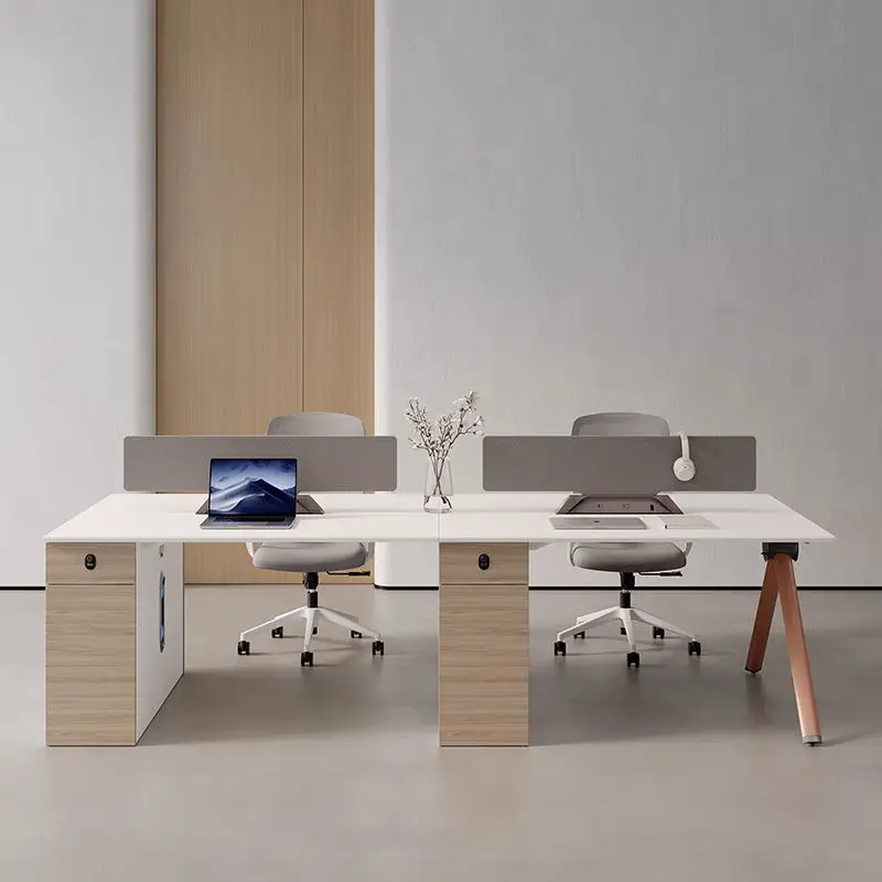 Office Desk Office Staff Desk Simple Modern Screen Station Locker Partition Employee Computer Desk — image 3