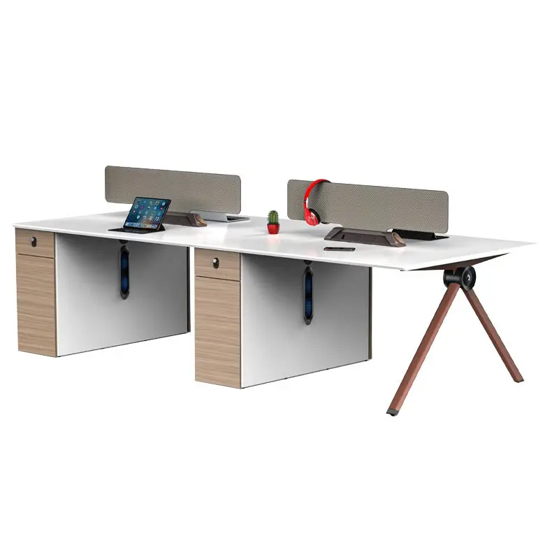 Office Desk Office Staff Desk Simple Modern Screen Station Locker Partition Employee Computer Desk — image 7