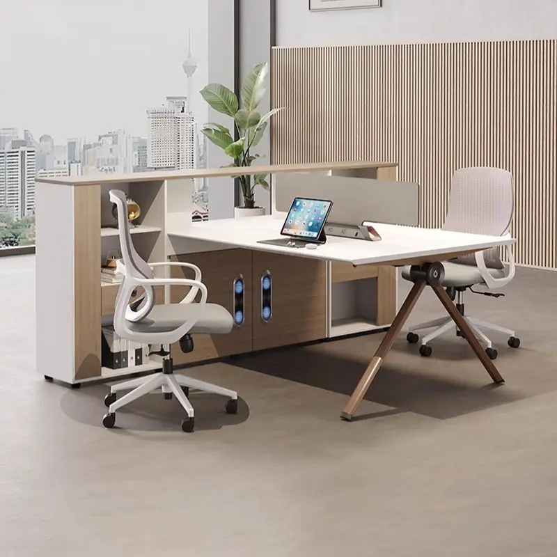 Office Desk Office Staff Desk Simple Modern Screen Station Locker Partition Employee Computer Desk — image 3