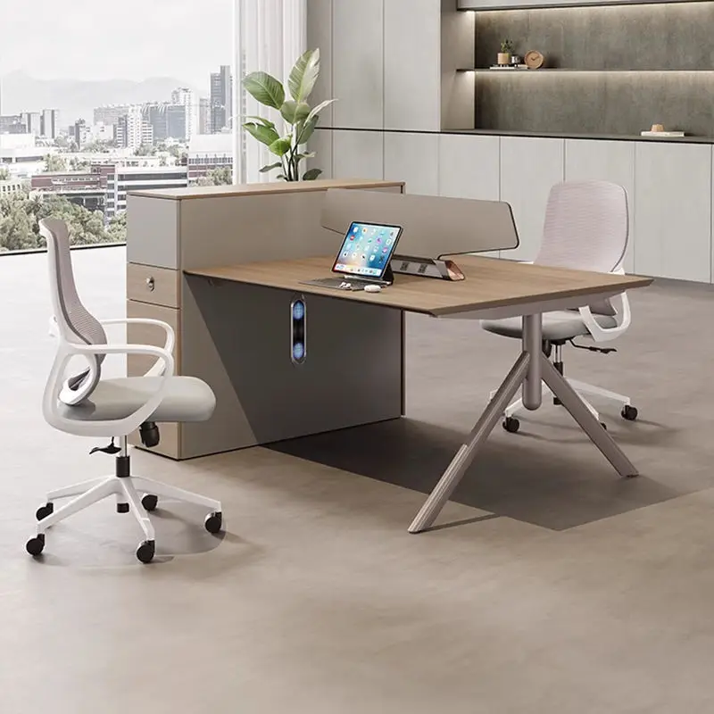 Office Desk Office Staff Desk Simple Modern Screen Station Locker Partition Employee Computer Desk — image 4