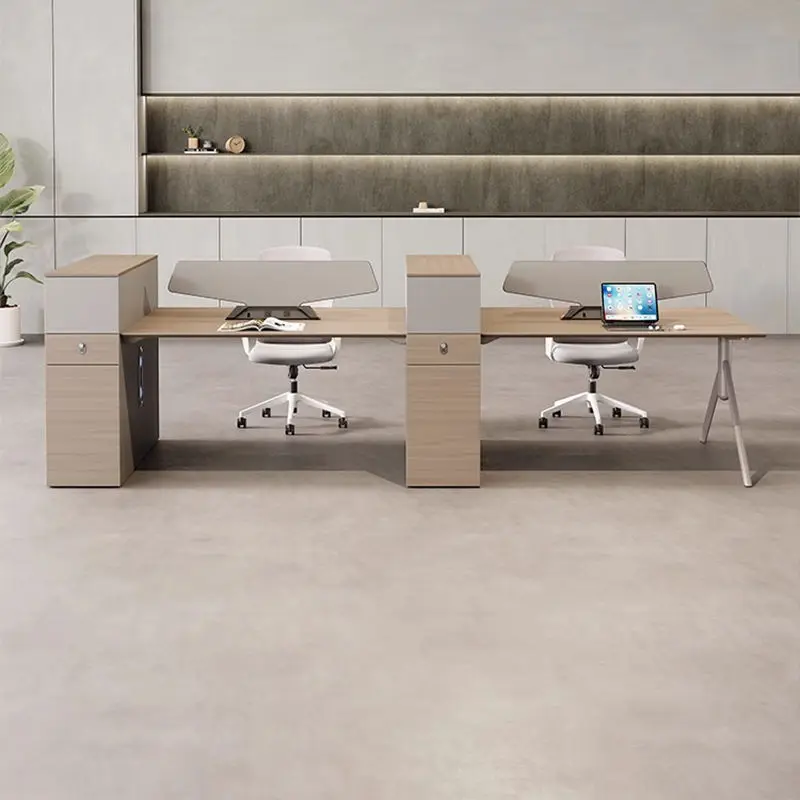 Office Desk Office Staff Desk Simple Modern Screen Station Locker Partition Employee Computer Desk — image 5