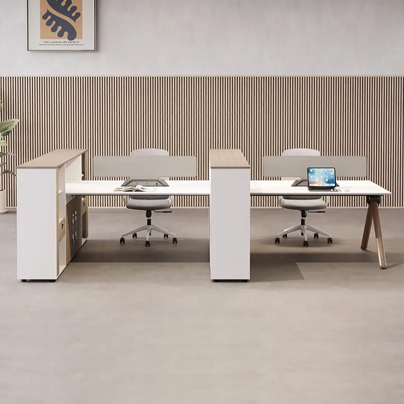 Office Desk Office Staff Desk Simple Modern Screen Station Locker Partition Employee Computer Desk — image 6