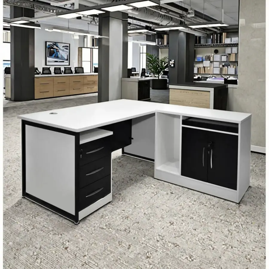 Office Desk Office Staff Desk Simple Modern Screen Station Locker Partition Employee Computer Desk — image 4