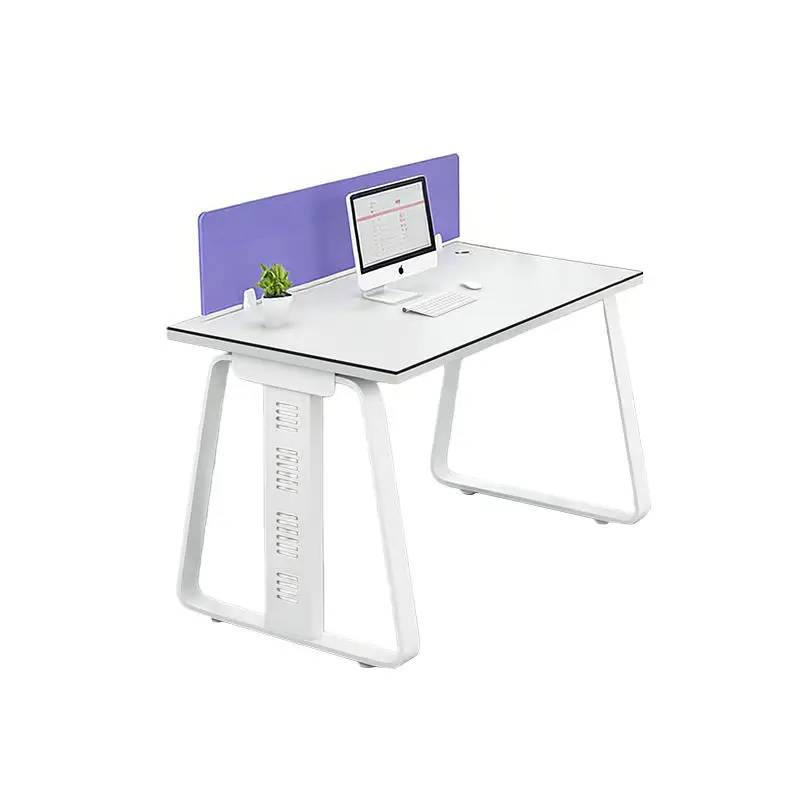 Office desk office staff desk simple modern screen station locker partition employee computer desk — view 1