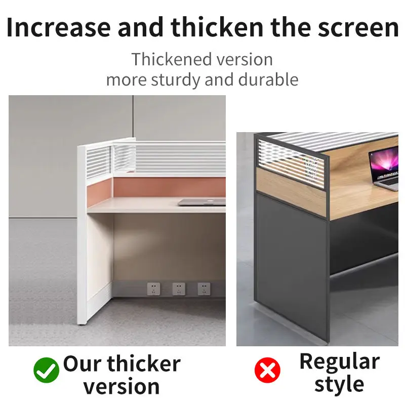 Office Desk Office Staff Desk Simple Modern Screen Station Locker Partition Employee Computer Desk — image 3
