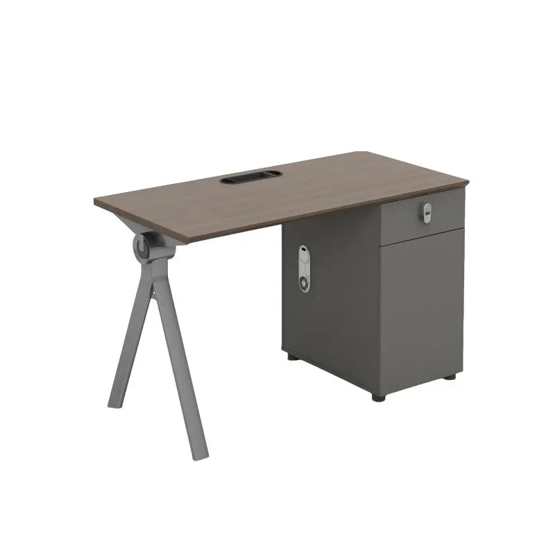 Office desk office staff desk simple modern screen station locker partition employee computer desk — image 4