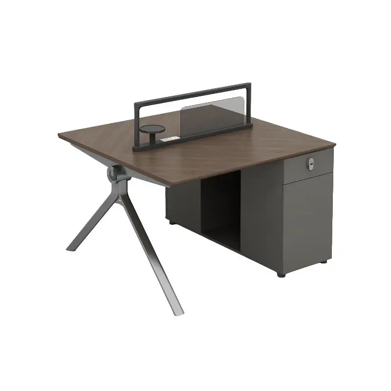Office desk office staff desk simple modern screen station locker partition employee computer desk — image 4