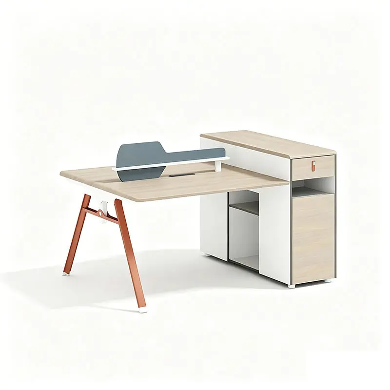 Office desk office staff desk simple modern screen station locker partition employee computer desk — image 4
