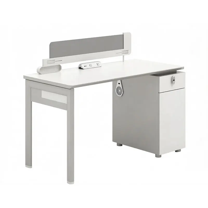 Office desk office staff desk simple modern screen station locker partition employee computer desk — image 4