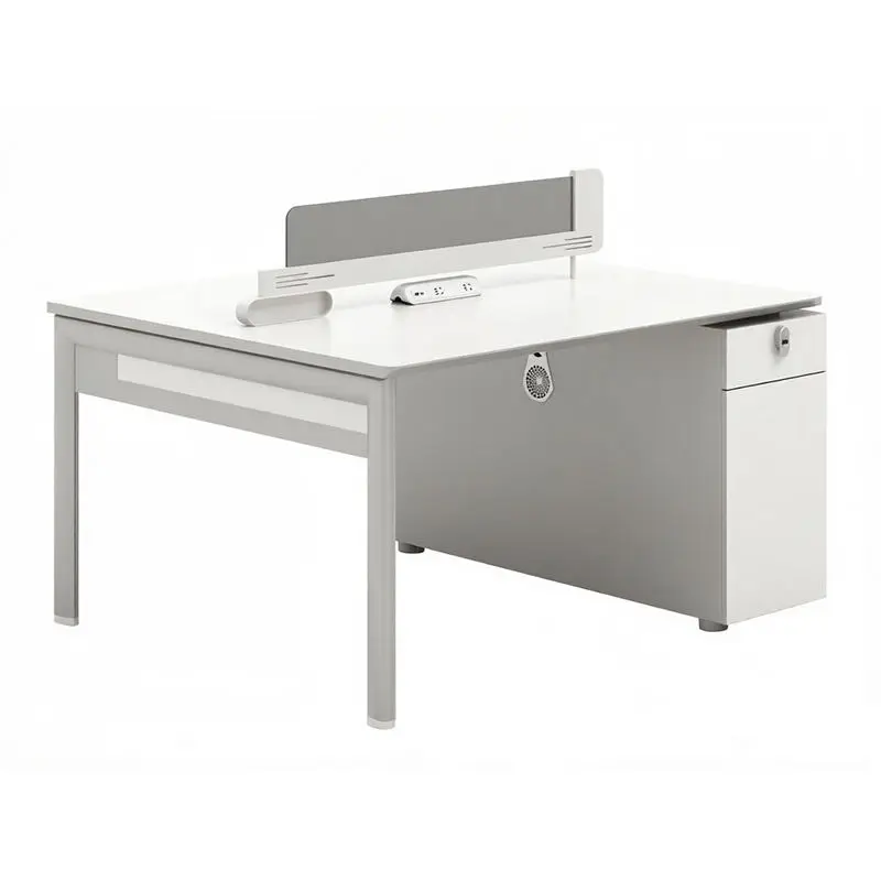 Office desk office staff desk simple modern screen station locker partition employee computer desk — image 5