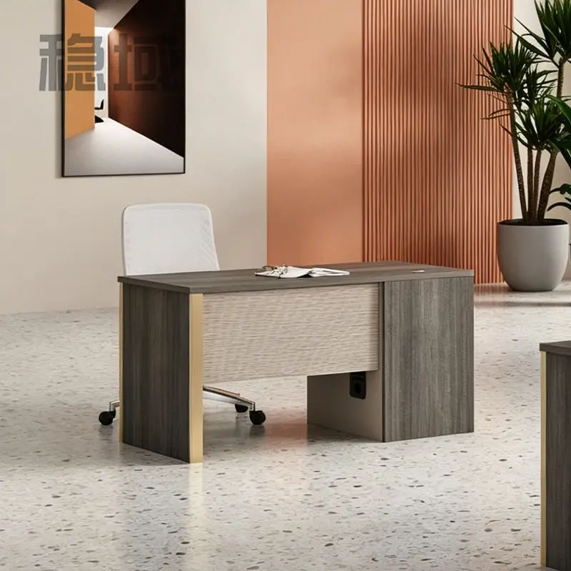 Office desk office staff desk simple modern screen station locker partition employee computer desk — image 2