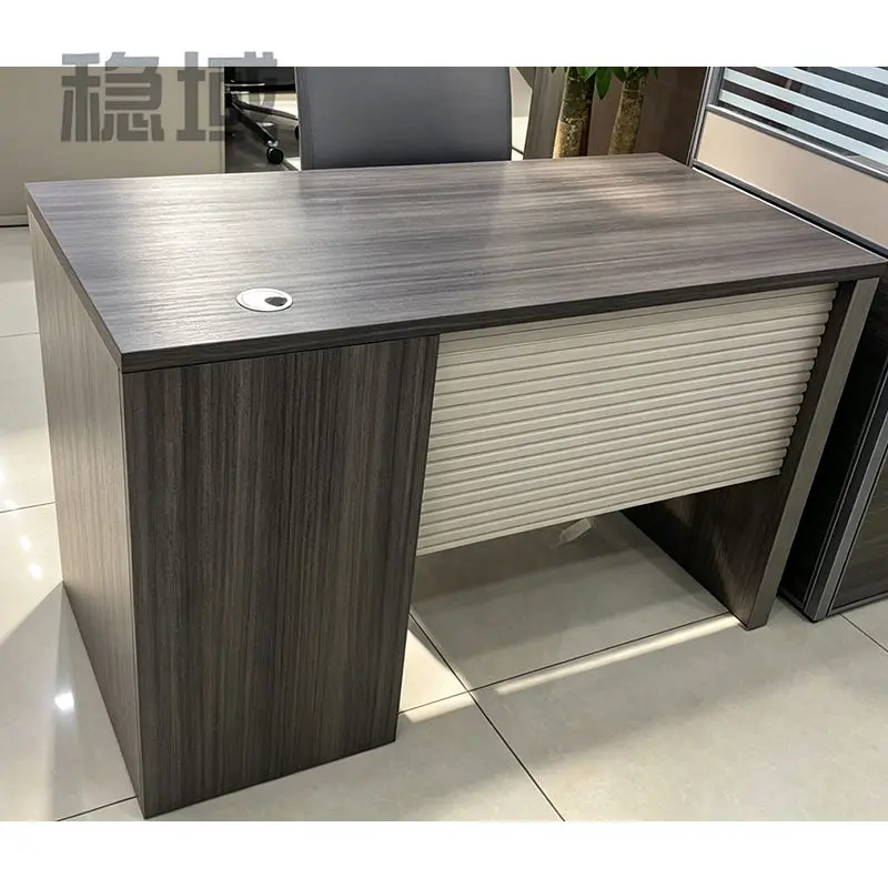 Office desk office staff desk simple modern screen station locker partition employee computer desk — image 4