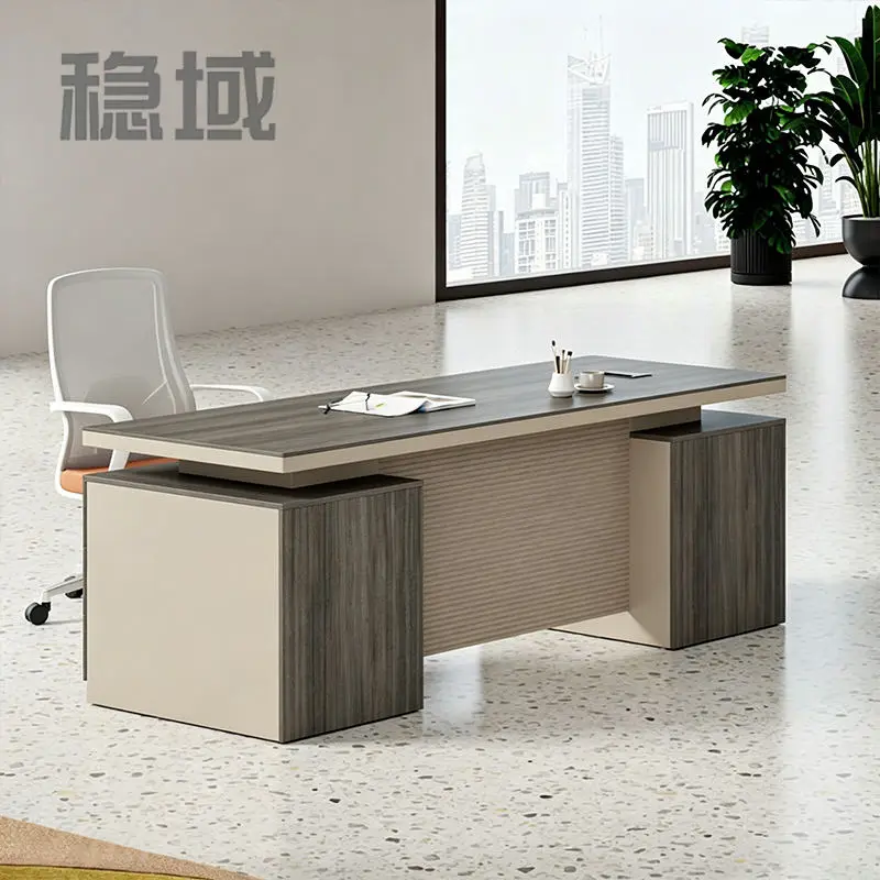 Office desk office staff desk simple modern screen station locker partition employee computer desk — image 2