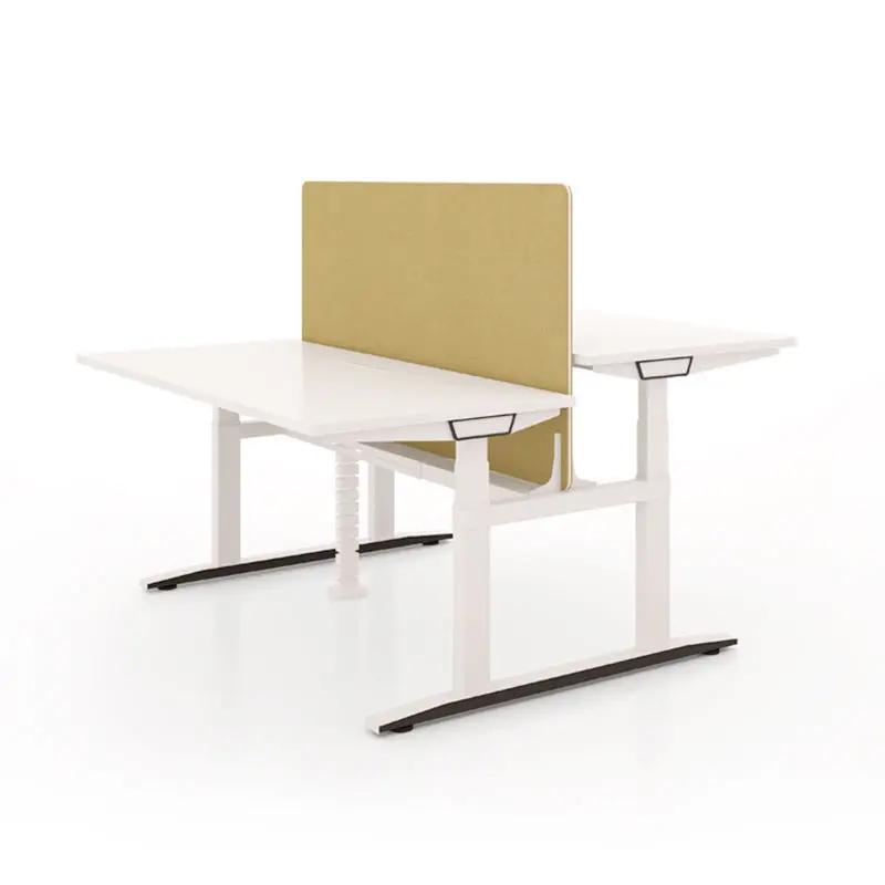 High Quality Ergonomic Modern Office Computer Table Sit Stand Desk Single Motor Standing Desk Electric Height Adjustable Desk — image 3