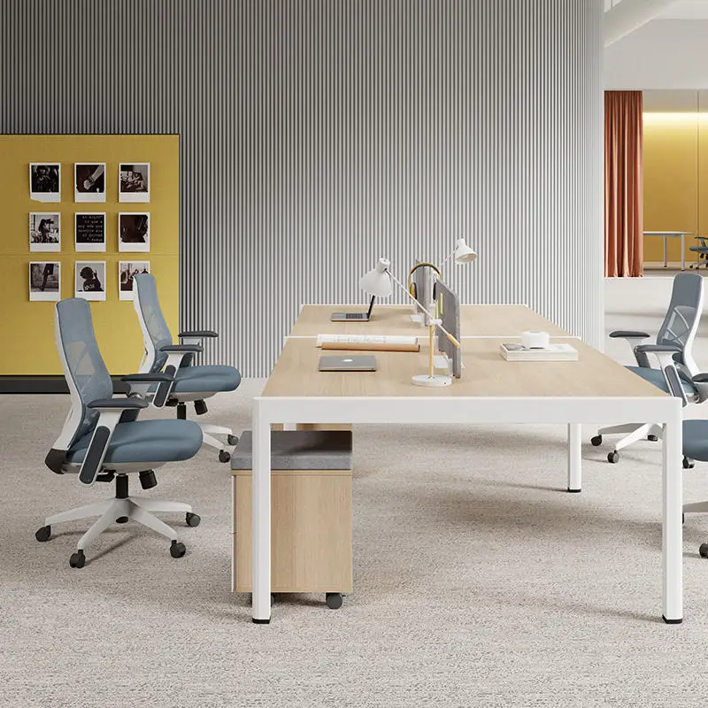 Meetco Modern Modular Office Workstation Furniture 2/4/6-Person Call Center Desk for School Home Office & Hospital Use — image 4