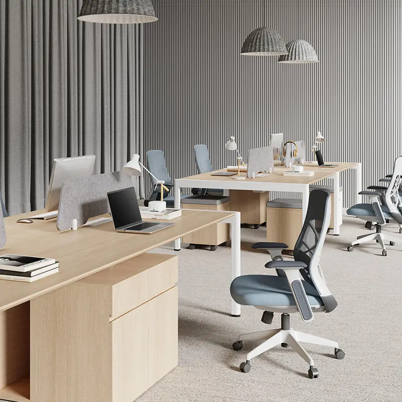 Meetco Modern Modular Office Workstation Furniture 2/4/6-Person Call Center Desk for School Home Office & Hospital Use — image 5
