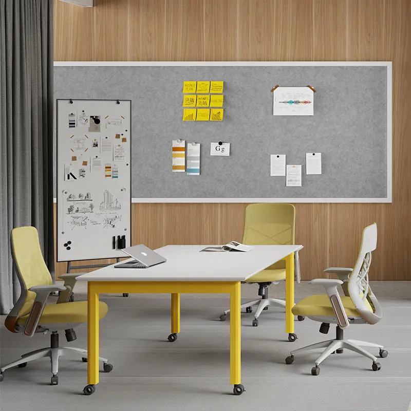 Meetco Modern Office Furniture China 4 People Office Desk Workstation Office Partitions Table Workstation — image 5