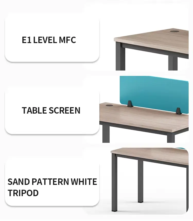 6-Seat Office Desk Convertible Durable Modular for Call Center Cubicles Modern Office Cubicle Workstation for 5 Person — image 5