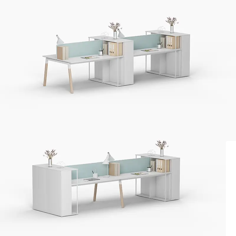 Modern Office Workstations Desk Office Partition Workstation Office Desk With Filling — image 4