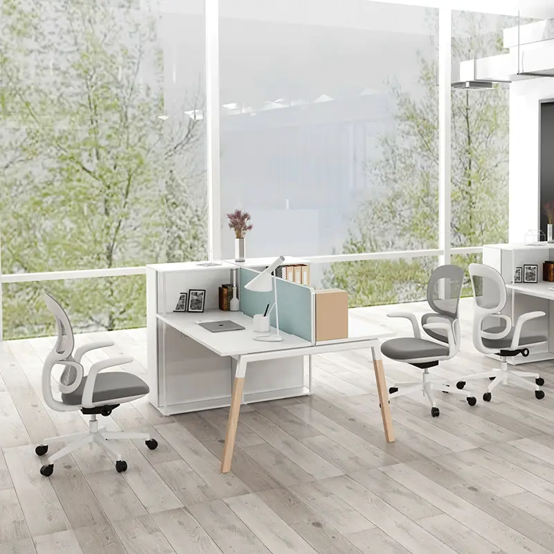 Modern Office Workstations Desk Office Partition Workstation Office Desk With Filling — image 7