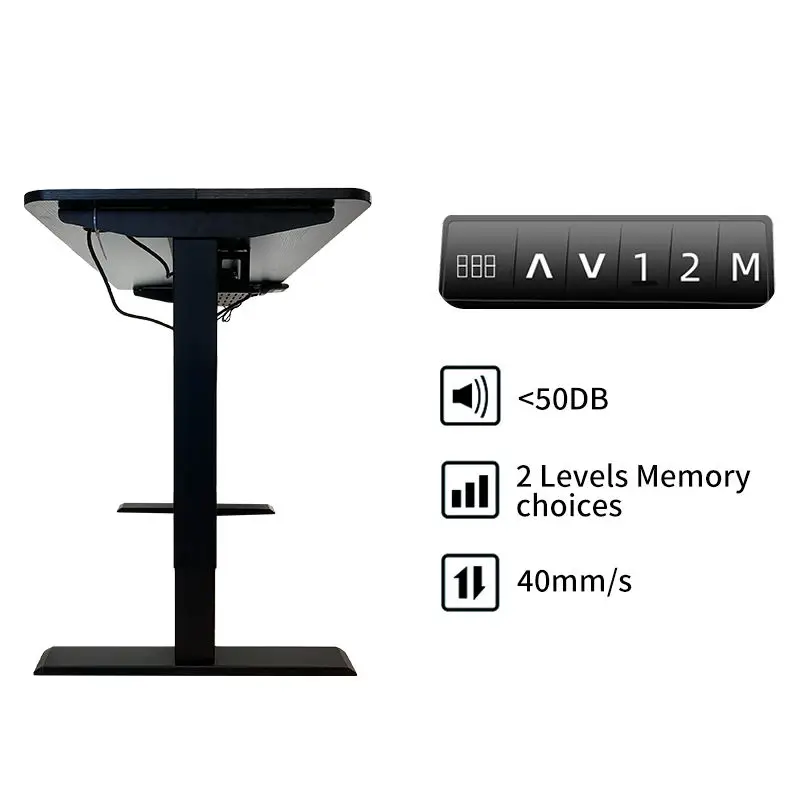 Adjustable Frame Autonomous Table Electric Dual Motor Sit Stand Office Desks Modern Metal — image 6