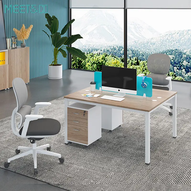 Modern Ergonomic Convertible Modular Office Furniture 2-8 Person Seater Workstation Desk Table Comfortable and Versatile — image 3