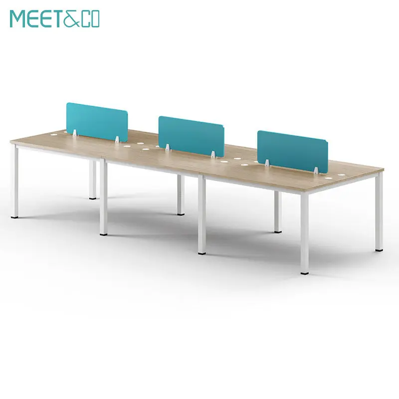 Modern Ergonomic Convertible Modular Office Furniture 2-8 Person Seater Workstation Desk Table Comfortable and Versatile — image 7