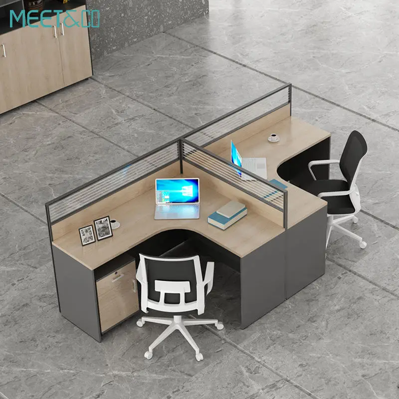 Modern Design Wooden Modular Office Furniture Workstation and Table Category Office Partitions — image 6