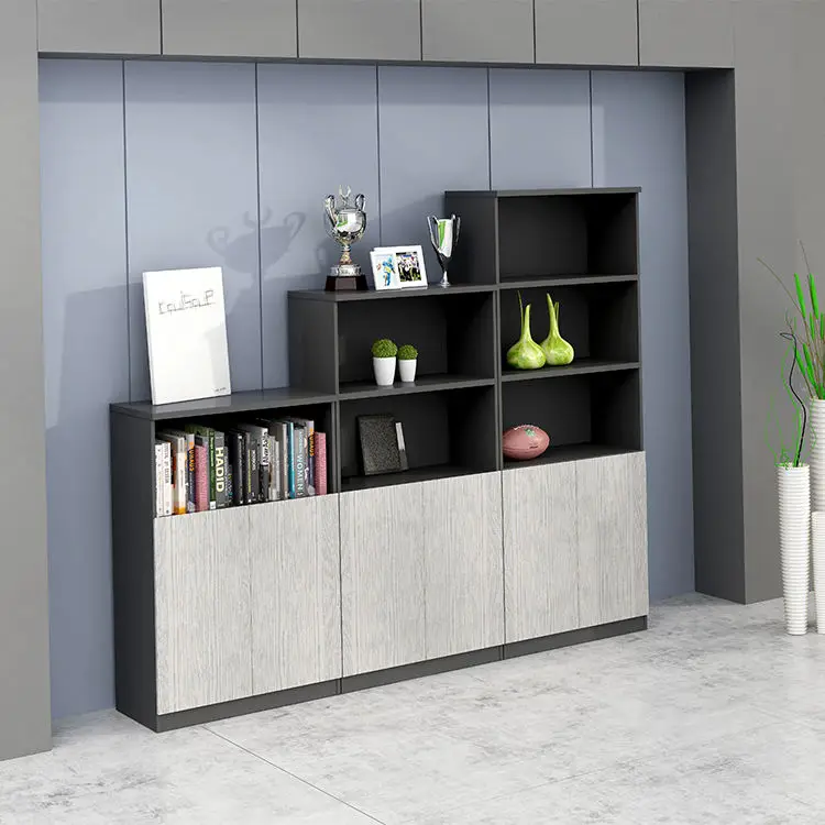Modern CEO Office Filing Storage Cabinet Wooden Panel Style Convertible Melamine for Home School Home Office Furniture — image 4