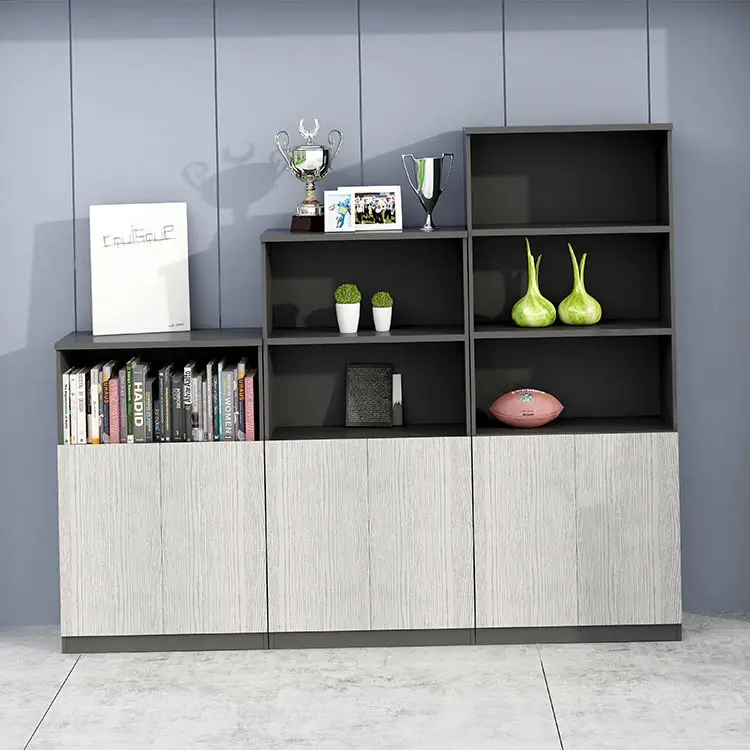 Modern CEO Office Filing Storage Cabinet Wooden Panel Style Convertible Melamine for Home School Home Office Furniture — image 5