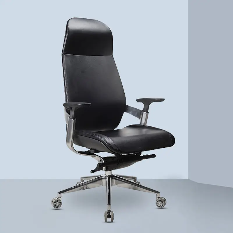 Luxury Boss Manager Revolving Office Chair Ergonomic Massage Leather Swivel Executive Chair Modern Design Wood Metal Plastic — image 4