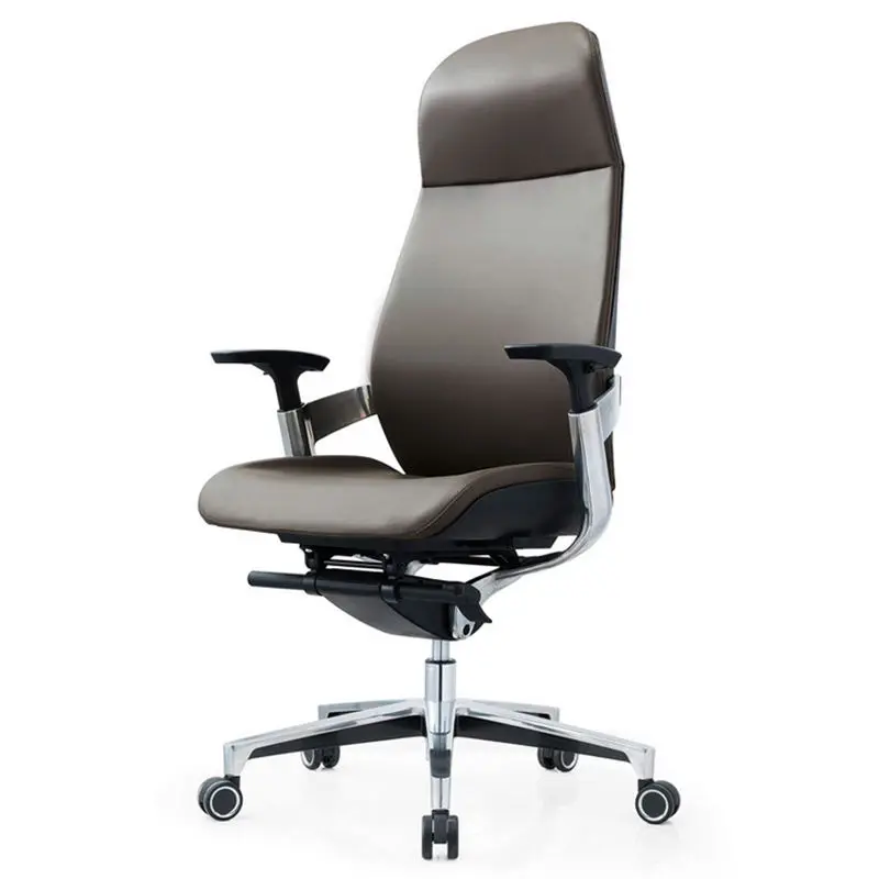 Luxury Boss Manager Revolving Office Chair Ergonomic Massage Leather Swivel Executive Chair Modern Design Wood Metal Plastic — image 7