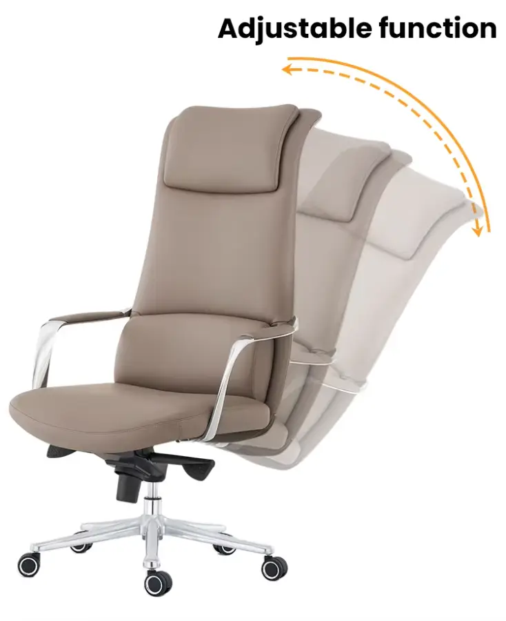 Furniture Computer Designer Swivel Recline Sleeping Office Chair Synthetic Leather Office Chair Comfortable Executive Boss Chair — image 4