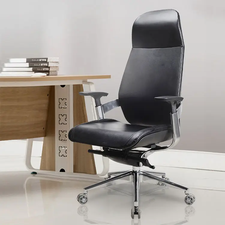 Luxury High Back Executive Manager Chair Comfortable Modern Design Office Chair for Presidents Made of Synthetic Leather — view 1