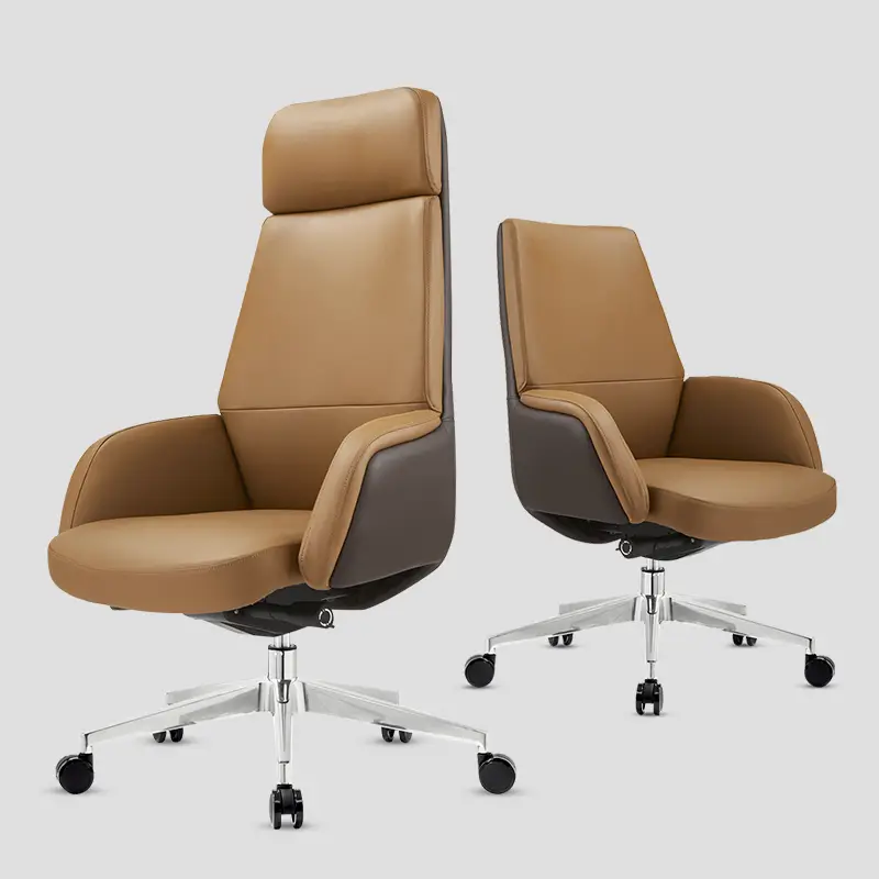 New Boss Modern Executive Office Chair Comfortable Swivel Furniture for Director Managers PU Leather Executive Chair — image 5