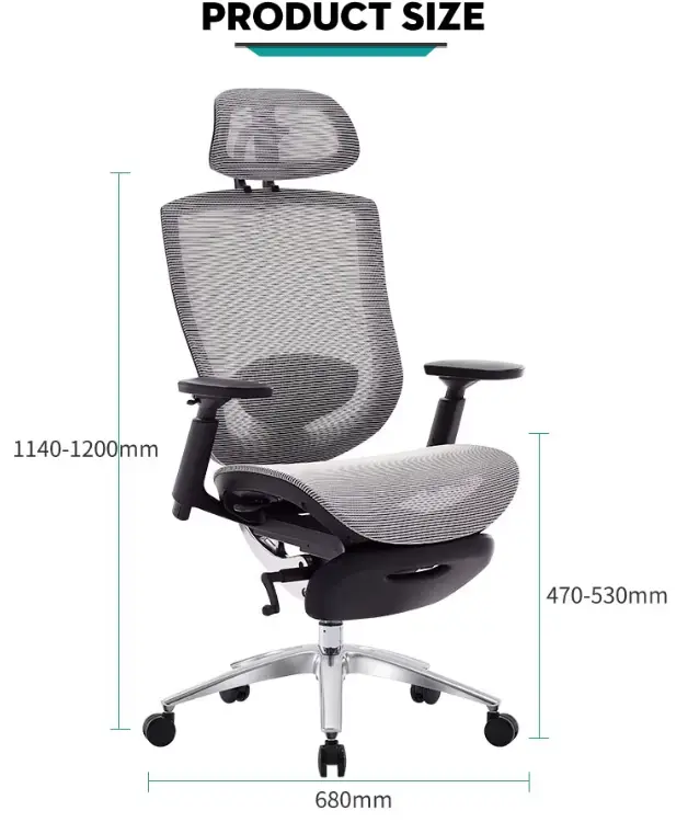 Modern Luxury Swivel Mesh Office Chair with Ergonomic Back Support Commercial Furniture Leader for Conference Use — image 3