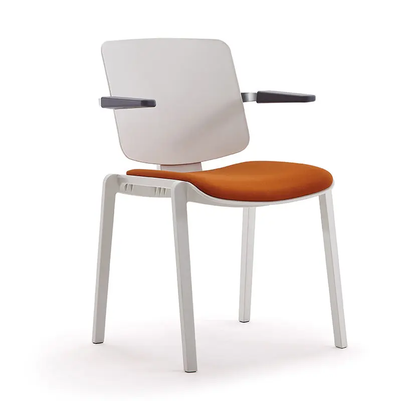 Modern Comfortable Stackable Iron School Chair with Writing Pad for Teacher Use in Conference Rooms — image 3