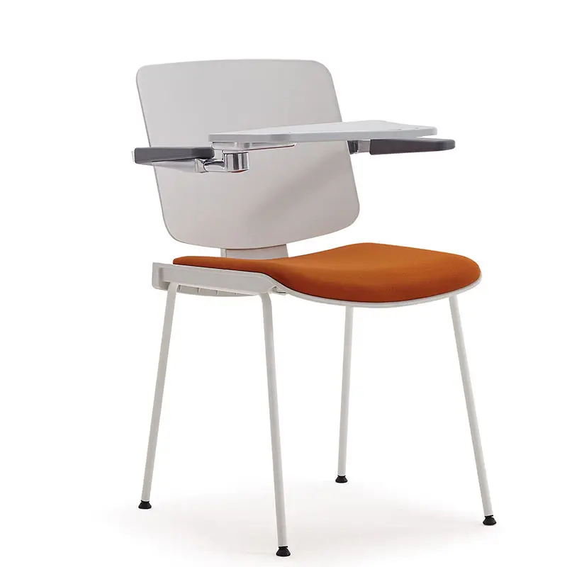 Modern Comfortable Stackable Iron School Chair with Writing Pad for Teacher Use in Conference Rooms — image 6
