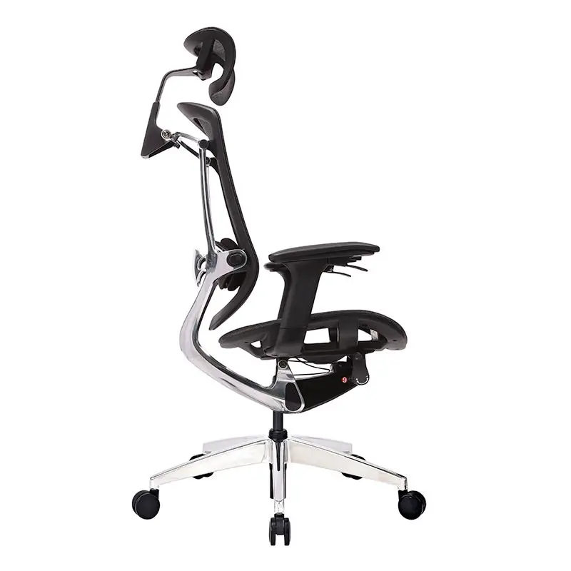 VISKY Modern Executive Chair Ergonomic Linkage Armrest Office Computer Racing Wooden Gaming Seat with Comfortable Footrest — image 5