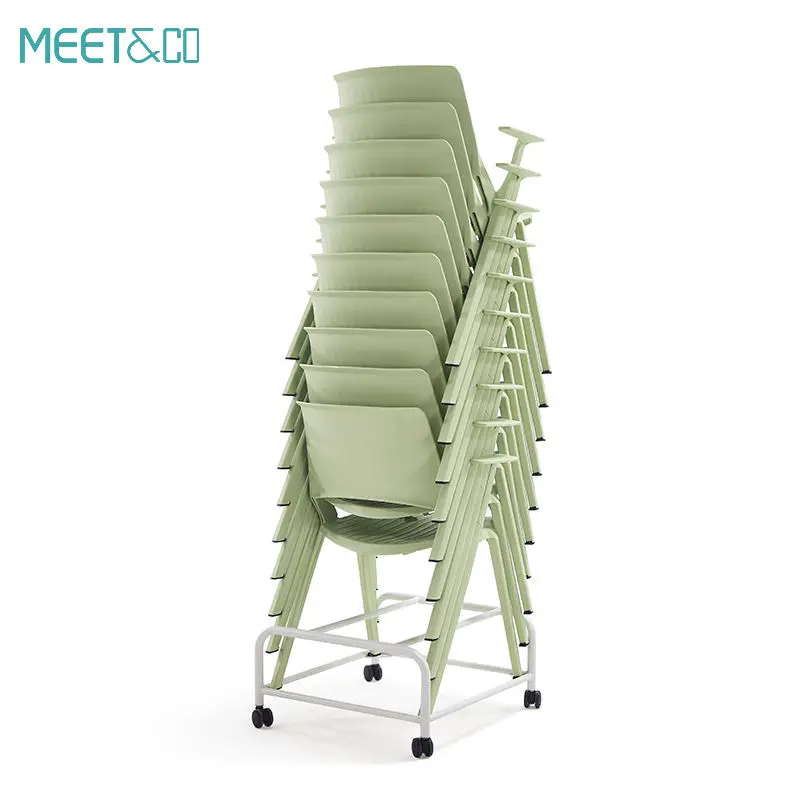 Modern Ergonomic PP Office Chair Comfortable for Student Professional Use for School Conference Training Meetings Integr — view 1
