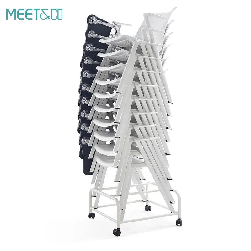 Modern Ergonomic PP Office Chair Comfortable for Student Professional Use for School Conference Training Meetings Integrated — image 3